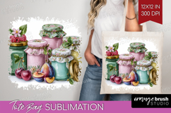 Magical Forest Tote Bag - Fantasy Tote Bag PNG Sublimation Product Image 1