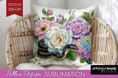 Magical Forest Pillow Sublimation - Fantasy Pillow Cover PNG Product Image 1