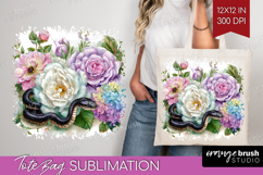 Magical Forest Tote Bag - Fantasy Tote Bag PNG Sublimation Product Image 1