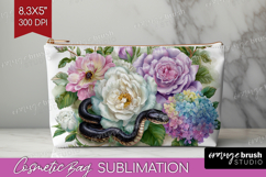 Magical Forest Cosmetic Bag - Fantasy Makeup Bag PNG Product Image 1
