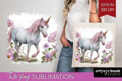 Magical Forest Tote Bag - Fantasy Tote Bag PNG Sublimation Product Image 1