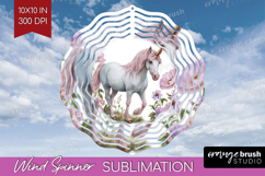 Magical Forest Wind Spinner Sublimation PNG - Fantasy Round Product Image 1