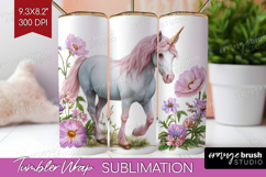 Magical Forest Tumbler Wrap - Fantasy Tumbler PNG Product Image 1