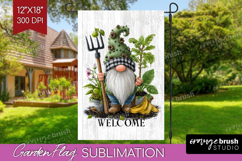 Farmhouse Garden Flag Sublimation - Country Welcome Sign PNG Product Image 1