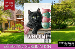 Farmhouse Garden Flag Sublimation - Country Welcome Sign PNG Product Image 1