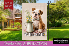 Farmhouse Garden Flag Sublimation - Country Welcome Sign PNG Product Image 1
