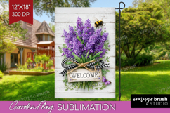 Farmhouse Garden Flag Sublimation - Country Welcome Sign PNG Product Image 1