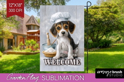 Farmhouse Garden Flag Sublimation - Country Welcome Sign PNG Product Image 1