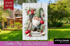 Farmhouse Garden Flag Sublimation - Country Welcome Sign PNG Product Image 1