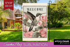 Farmhouse Garden Flag Sublimation - Country Welcome Sign PNG Product Image 1