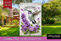 Farmhouse Garden Flag Sublimation - Country Welcome Sign PNG Product Image 1