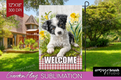 Farmhouse Garden Flag Sublimation - Country Welcome Sign PNG Product Image 1