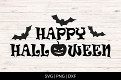 Hand Drawn Happy Halloween SVG Product Image 1