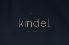Kindel Elegant Modern Sans Serif Font Product Image 1