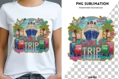 Girls trip png design for T-shirts Product Image 1