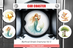 Greek Creatures Car Coaster Product Image 1