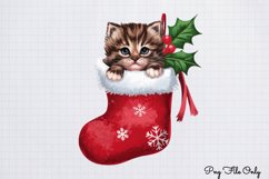 Christmas Cats Clipart Bundle PNG Product Image 2