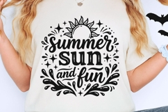 Summer Sun And Fun Svg, Summer Vibes Svg, Water Splash Svg. Product Image 2