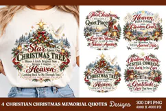 4 Christian Christmas PNG Designs, 4 Nativity Scripture PNG Product Image 1