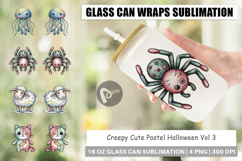 Glass Can Creepy Cute Pastel Halloween Product Image 1