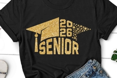 Senior Class of 2026 SVG, Graduation SVG, Senior 2026 Shirt Product Image 1