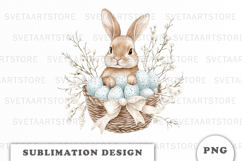 Watercolor Easter Bunny png Product Image 1