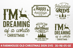 Farmhouse Old Christmas Sign SVG Product Image 1