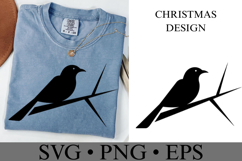 Christmas Bird Svg | Christmas svg | Shirt Svg Product Image 2