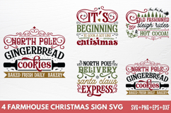 Farmhouse Christmas Sign SVG Product Image 1