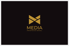 Media Letter M Logo Design Vector Template Product Image 1