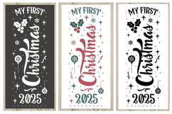 Christmas Porch Sign Svg Bundle Product Image 2