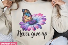 Never Give Up PNG, Suicide Awareness Sublimation P Product Image 2