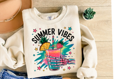 Summer Vibes Svg | Svg Files for Cricut | Shirt Svg Product Image 2