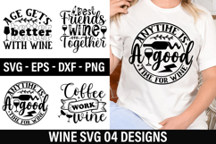 Wine SVG Design - Age Gets Better With Wine Product Image 1