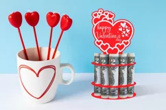 Money Cake Holder svg, Birthday Money Cake, valentine's day Product Image 2