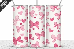 Lovely Hearts Tumbler Design | Valentine's Day Tumbler Wrap Product Image 2