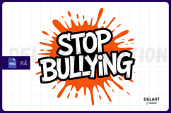 Stop Bullying PNG Design Product Image 1