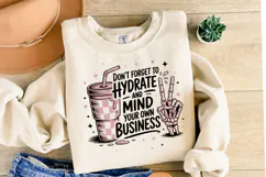 Don't forget to Hydrate Svg Design | Shirt Svg Product Image 2