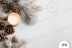 Christmas Aesthetic Mockup JPG Product Image 1
