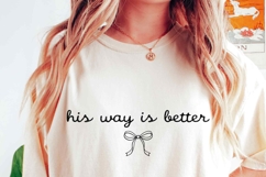 His way is better SVG PNG Trendy Jesus Shirt PNG Christian Product Image 4
