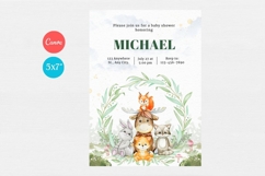 Baby Shower Invitation Template 177 Product Image 1