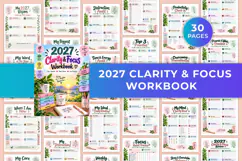 2027 Clarity & Focus Workbook Kdp interiors Product Image 1