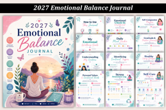 2027 Emotional Balance Journal | Printable Product Image 1