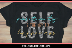 Self love SVG, Positive quotes, Inspirational SVG Product Image 1