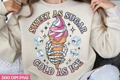 Sweet as sugar cold PNG, Hello Summer Sublimation PNG Product Image 1