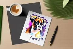 Sublimation design Watercolor Dog| PNG| Animal Clipart Product Image 6