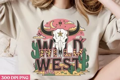 Wild West PNG, Pink Western Sublimation PNG Product Image 2
