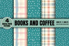 Retro Digital Paper Pattern Backgrounds PNG Product Image 1