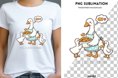 Just a Goldfish Mama PNG | Funny Goose Mom Design | Cute Product Image 1
