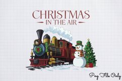Vintage Christmas Sublimation Clipart PNG Product Image 1